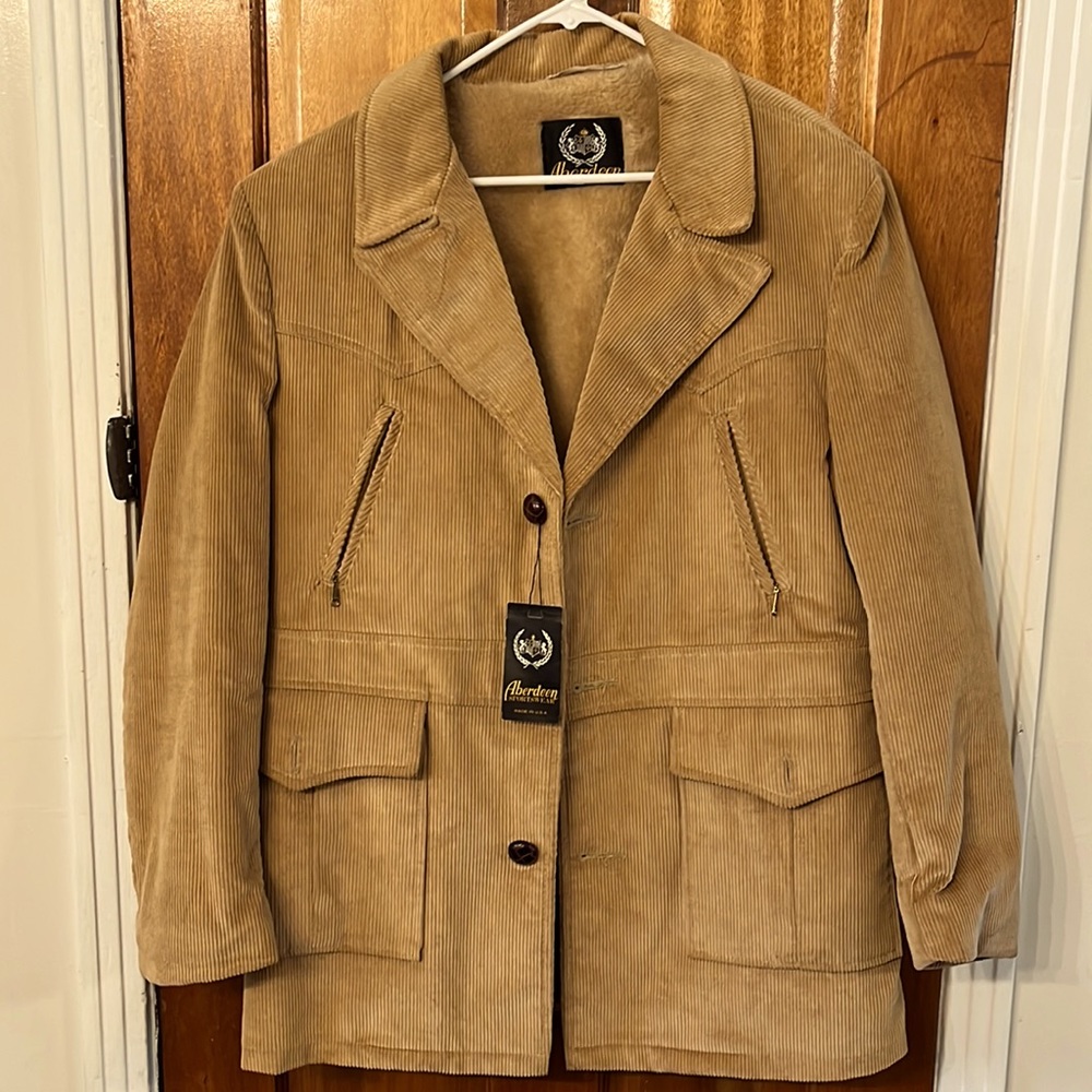 NWT Kurt Cobain inspired Vintage Aberdeen corduroy Jacket